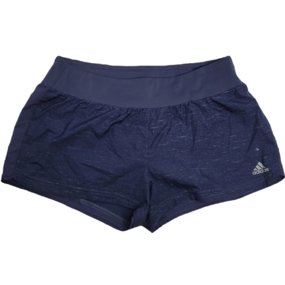ADIDAS blue running shorts‎ with built-in brief liner L